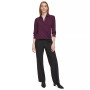 Women's Wrap-Style Long-Sleeve Top