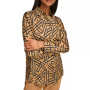 Women's Printed Oversized Shirt