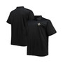 Men's Black New Orleans Saints Big and Tall Birdseye Polo Shirt