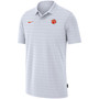 Men's White Clemson Tigers 2021 Early Season Victory Coaches Performance Polo