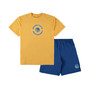 Men's Gold, Royal Golden State Warriors Big and Tall T-shirt and Shorts Sleep Set