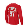 Men's NFL X Staple Red San Francisco 49ers Core Long Sleeve Jersey Style T-shirt
