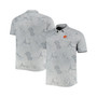 Men's Gray Cleveland Browns Big and Tall Miramar Blooms Polo Shirt