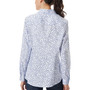 Women's Floral-Print Button-Front Cotton Top