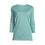 Women's 3/4 Sleeve Supima Cotton Crewneck Tunic