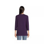 Women's 3/4 Sleeve Supima Cotton Crewneck Tunic