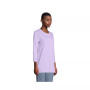 Women's 3/4 Sleeve Supima Cotton Crewneck Tunic