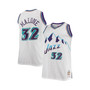 Men's Karl Malone White Utah Jazz Big and Tall Hardwood Classics Jersey