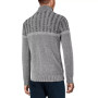 Men's Ribbed Pattern Turtleneck Sweater