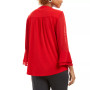 Petite Double-Ruffle Textured Pintuck Top, Created for Macy's