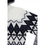 Men's Color Blocked Pattern Hooded Sweater