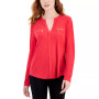 Women's Zip-Pocket Blouse, Created for Macy's