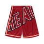 Men's Red Miami Heat Big and Tall Hardwood Classics Big Face 2.0 Shorts