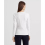 Cotton-Blend Long-Sleeve Top