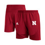 Men's Big and Tall Scarlet Nebraska Huskers 2021 Sideline Aeroready Training Shorts