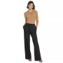 Women's Twist-Neck Long-Sleeve Bodysuit