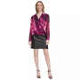 Women's Printed Wrap-Style Top