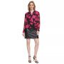 Women's Printed Wrap-Style Top