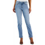 Women's Front-Fly Straight-Leg Jeans