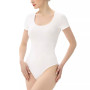 Women's U-neck Basic Bodysuit Top