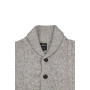Men's Shawl Collar Cable Knit Cardigan