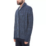 Men's Shawl Collar Cable Knit Cardigan