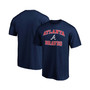 Men's Navy Atlanta Braves Heart Soul T-shirt