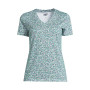 Women's Relaxed Supima Cotton Short Sleeve V-Neck T-Shirt