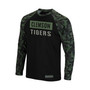Men's Black and Camo Clemson Tigers OHT Military-Inspired Appreciation Big and Tall Raglan Long Sleeve T-shirt