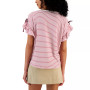 Women's Striped Ruffled-Sleeve Top