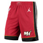 Men's Red, Black Miami Heat 2020/21 Statement Edition Performance Swingman Shorts