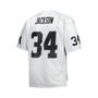 Men's Bo Jackson White Las Vegas Raiders Big and Tall 1988 Retired Player Replica Jersey