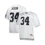 Men's Bo Jackson White Las Vegas Raiders Big and Tall 1988 Retired Player Replica Jersey