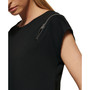 Zip-Shoulder T-Shirt