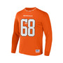Men's NFL X Staple Orange Cincinnati Bengals Core Long Sleeve Jersey Style T-shirt