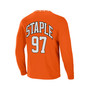 Men's NFL X Staple Orange Cincinnati Bengals Core Long Sleeve Jersey Style T-shirt