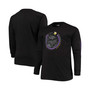 Men's Big and Tall Black Minnesota Vikings Color Pop Long Sleeve T-shirt