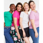 Women’s and Plus Size Ribbed T-Shirt, Created for Macy’s