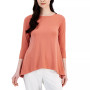 Women's 3/4 Sleeve High-Low Tunic, Created for Macy's