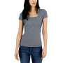 Women's Ribbed Two-Toned Square-Neck Top, Created for Macy's