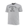Men's Heathered Gray Brooklyn Nets Big and Tall Heart and Soul T-shirt