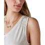 Women's Sandwash Smocked Shoulder Tank Top