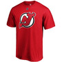 Men's P.K. Subban Red New Jersey Devils Authentic Stack Name and Number T-shirt
