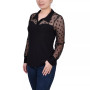 Women's Mesh Sleeve Top