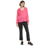 Women's Pintuck-Pleat Chiffon Blouse