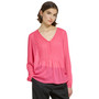 Women's Pintuck-Pleat Chiffon Blouse