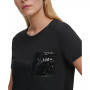 Short Sleeve Sequin Pocket T-Shirt