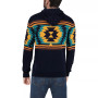 Men's Aztec Hooded Sweater