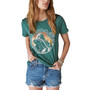 Women's Cotton Janis Moto Graphic T-Shirt
