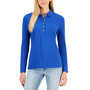 Women's Solid-Color Long-Sleeve Polo